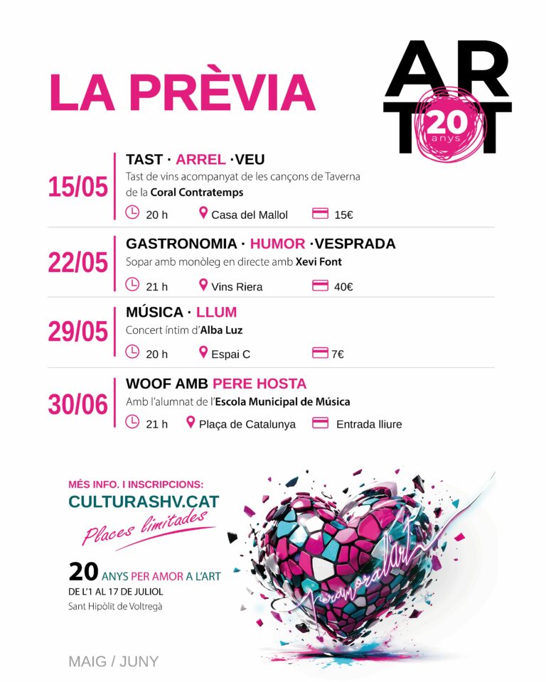 LES PRÈVIES DE L’ARTOT